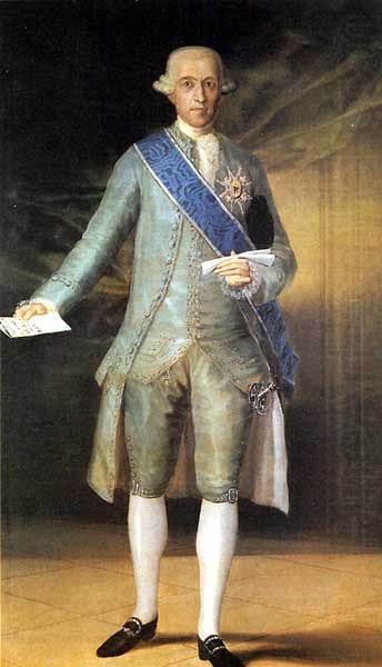 Portrait of Jose Monino, 1st Count of Floridablanca, Francisco de Goya